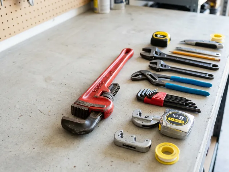Professional plumbers in Sunnyland, IL equipped with top-tier tools for residential and commercial plumbing services.